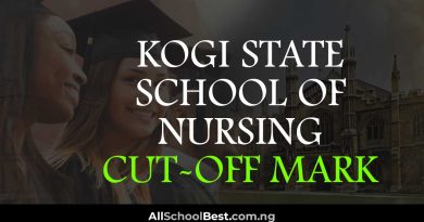 Kogi State School of Nursing Cut-Off Mark