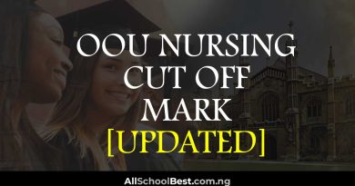 OOU Nursing Cut Off Mark